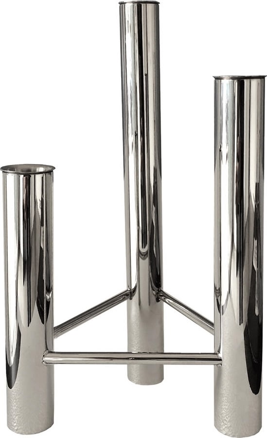 Kay Bojesen Vista Vas och Ljusstake, matt stål