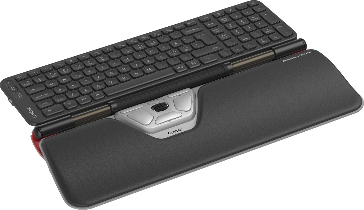 RollerMouse Red Plus +Balance Mid Keyboard trådlös