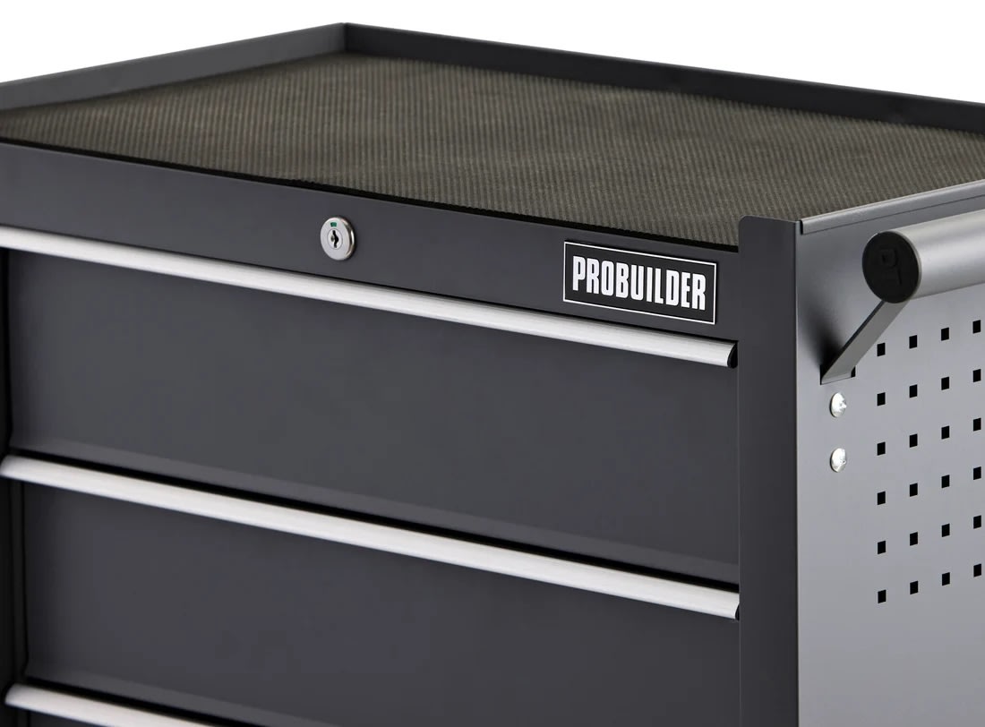 Probuilder Verkstadsvagn med 5 lådor, grå