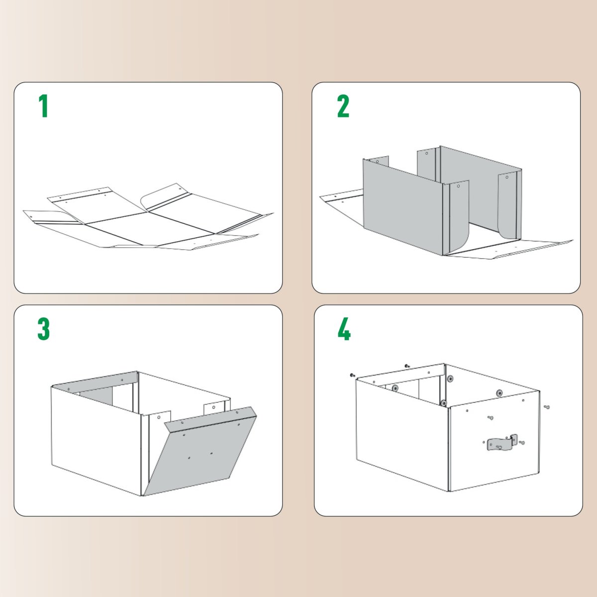 Leitz Puro Box med lock | S | Svart | 2 st.