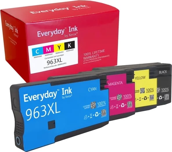 Xerox Everyday Remanufactured bläckpatroner, CMYK