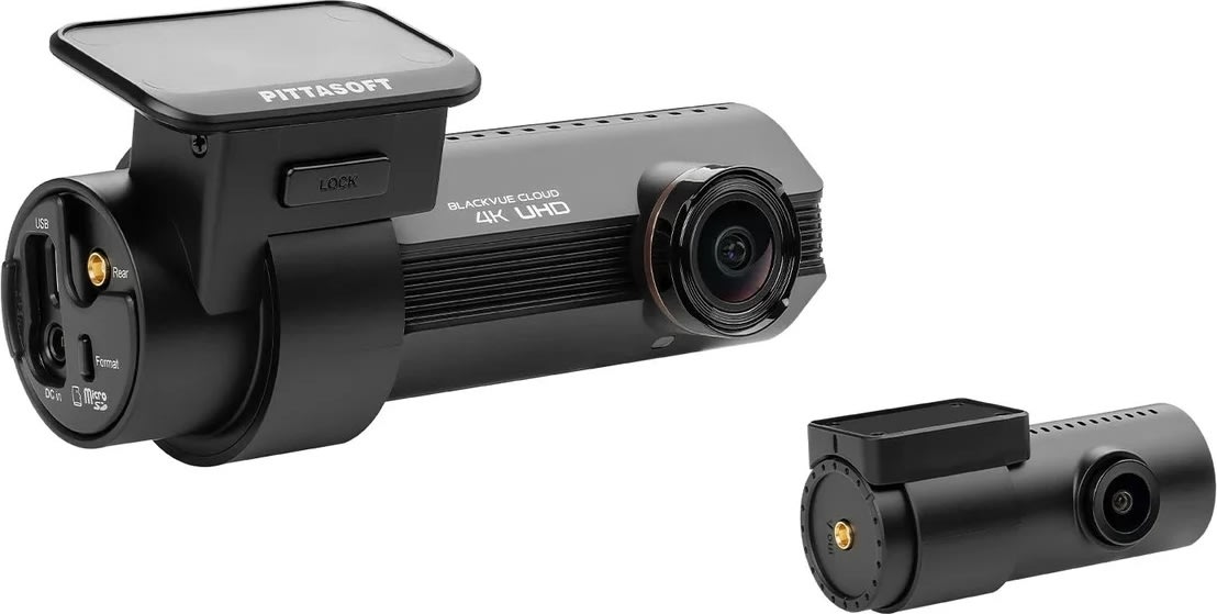 Blackvue Dashcam DR970X-2CH, 64GB, svart