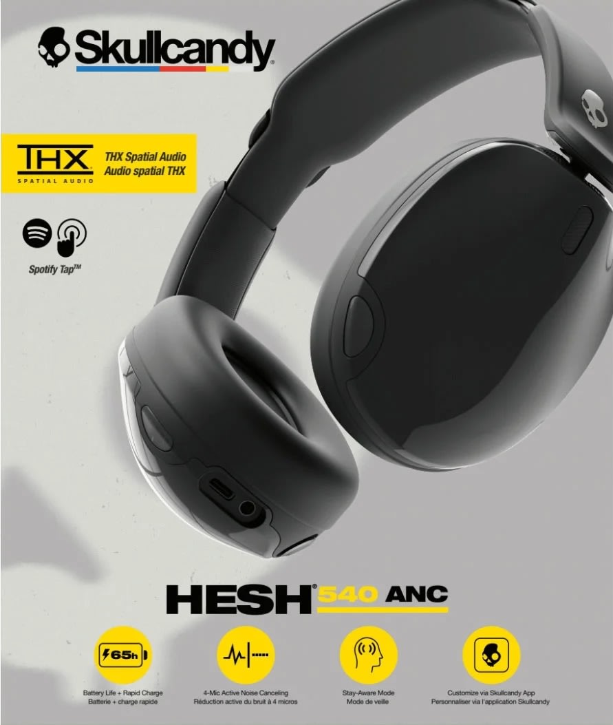 Skullcandy Hörlurar Hesh 540 over-ear, svart