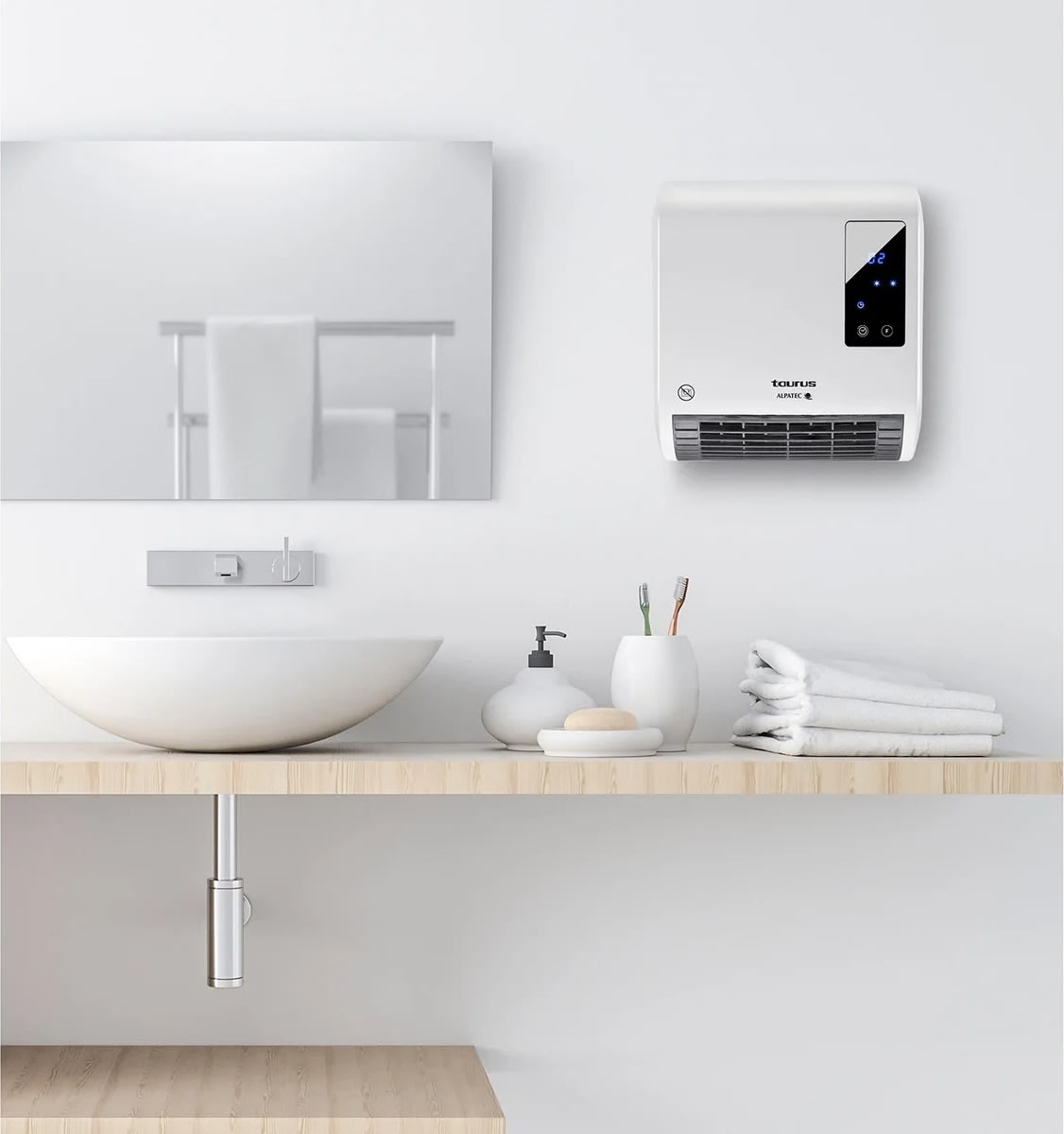 Taurus Värmepanel Vägg/Golv RCMB231, vit