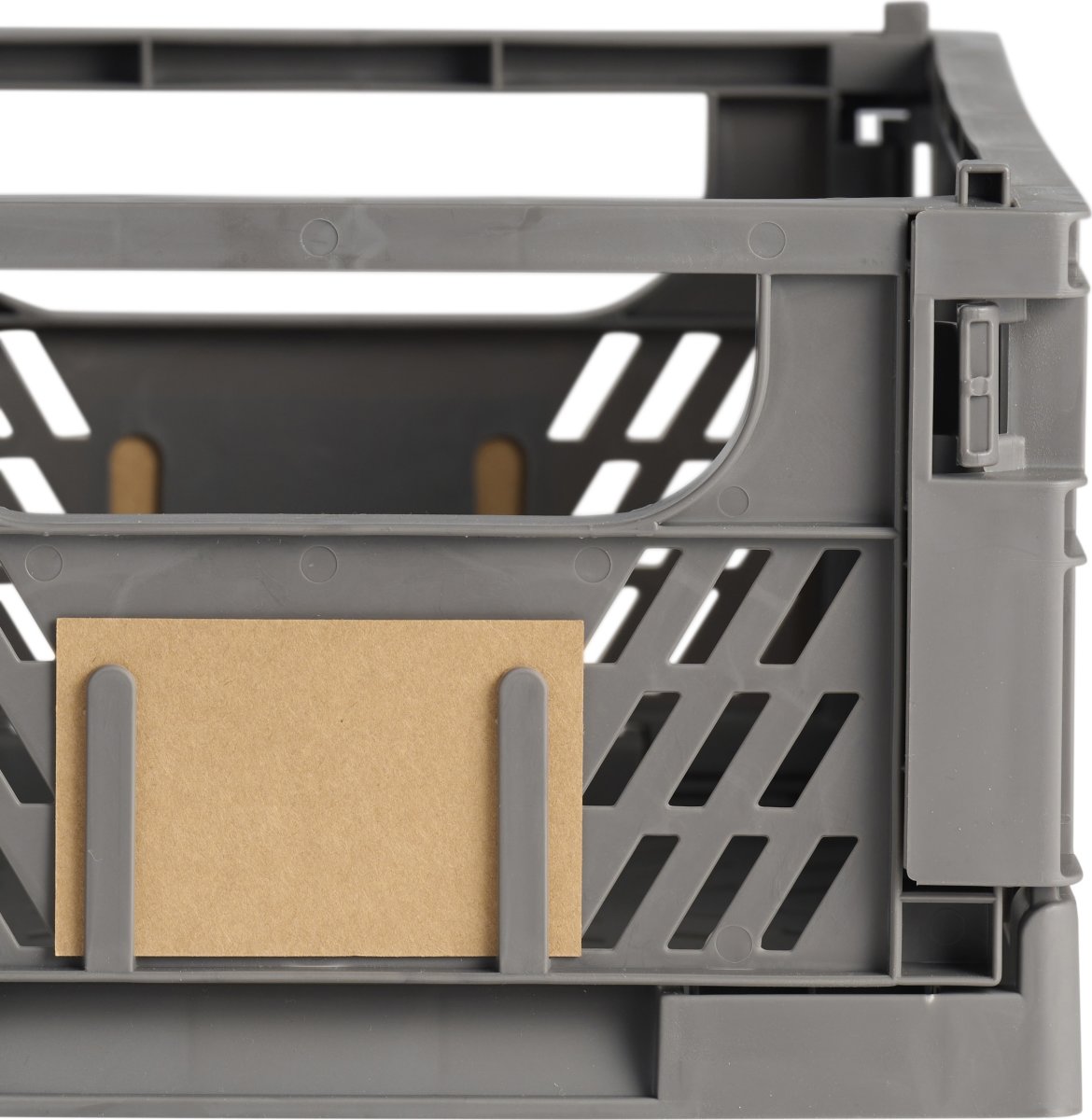 Day stapelbar vikbar låda, 330x245x150 mm, mörkgrå