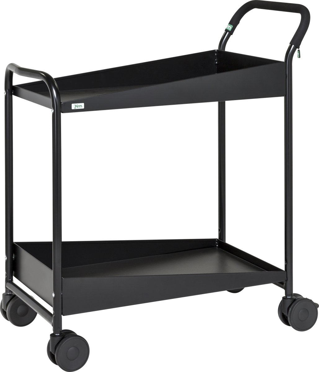 Rullbord Elegance 866x503x980 mm 150 kg Svart