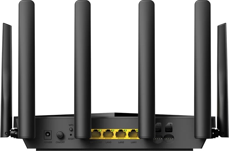 CUDY 4G Router LT12, WF6, Gigabit 2xSIM