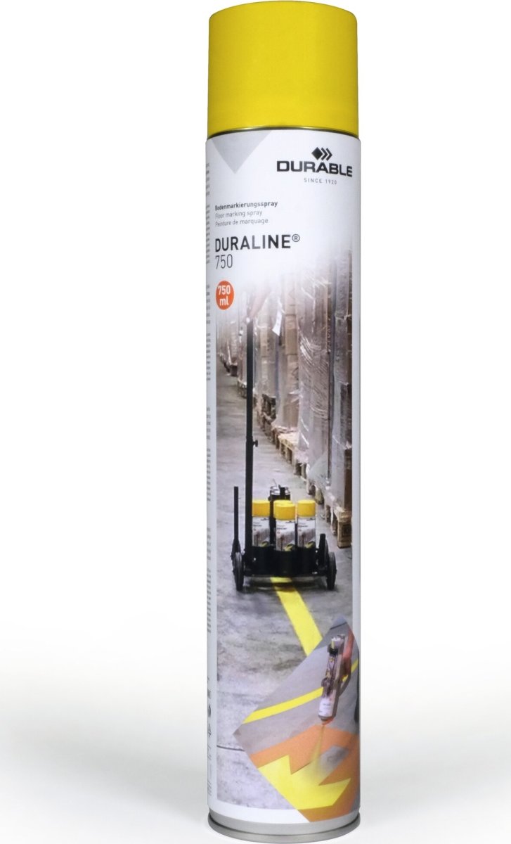 Duraline golvmarkeringsfärg, 750 ml, gul