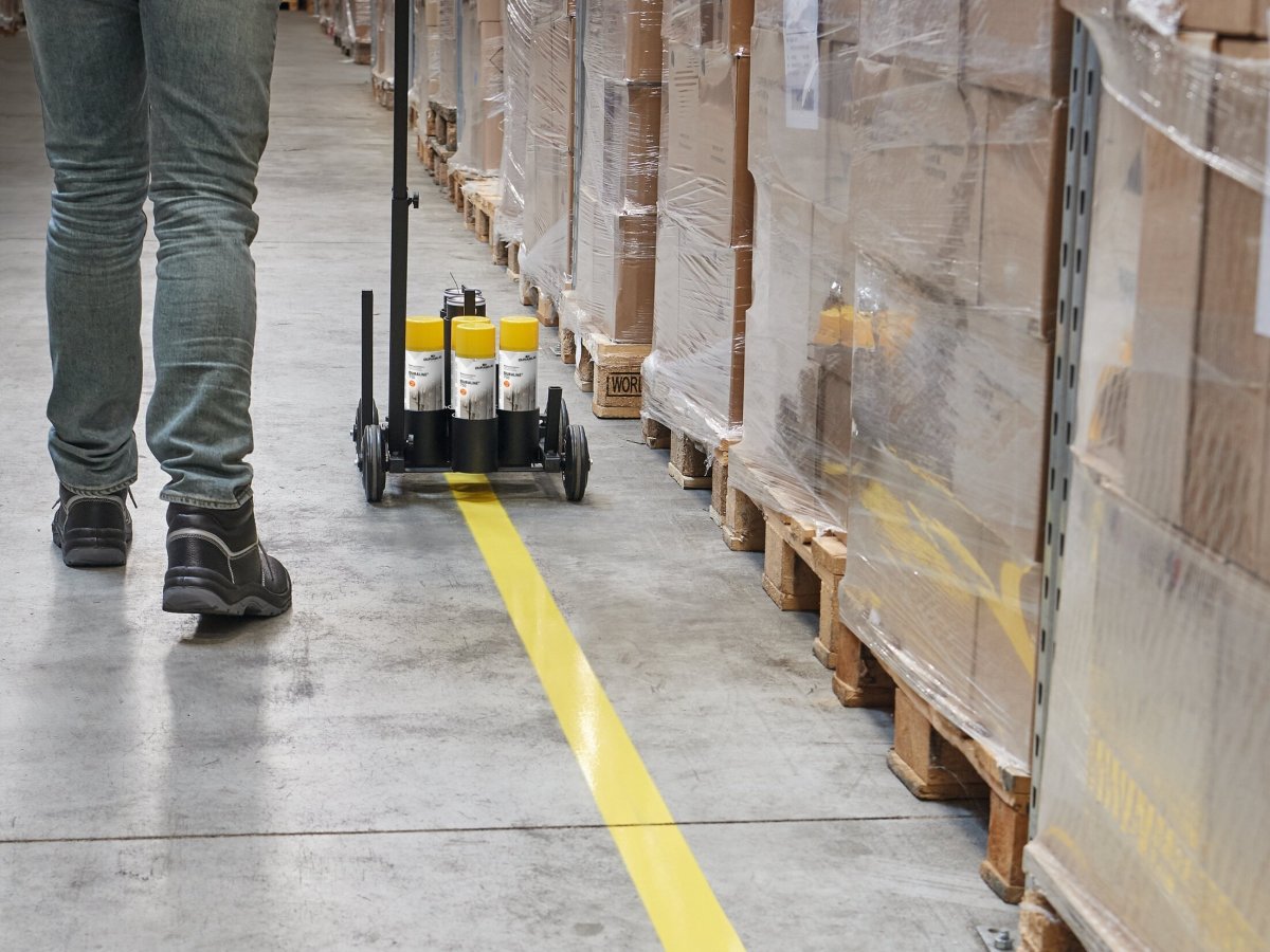 Duraline golvmarkeringsfärg, 750 ml, gul