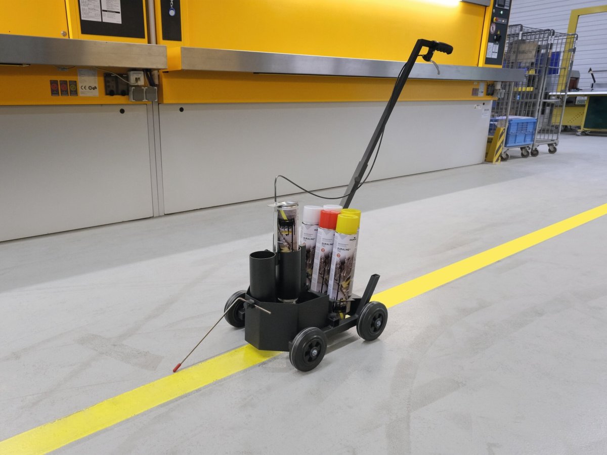 Duraline EasyTrack golvmarkeringsvagn