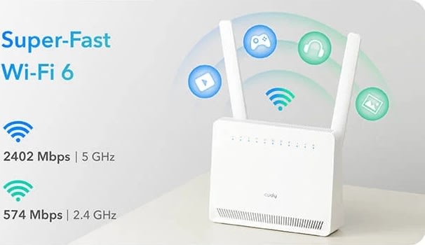 CUDY 4G Router LT15E Cat 12 AX3000 Gigabit