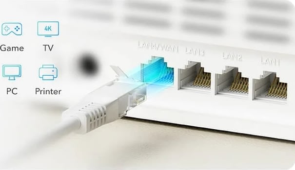 CUDY 4G Router LT15E Cat 12 AX3000 Gigabit