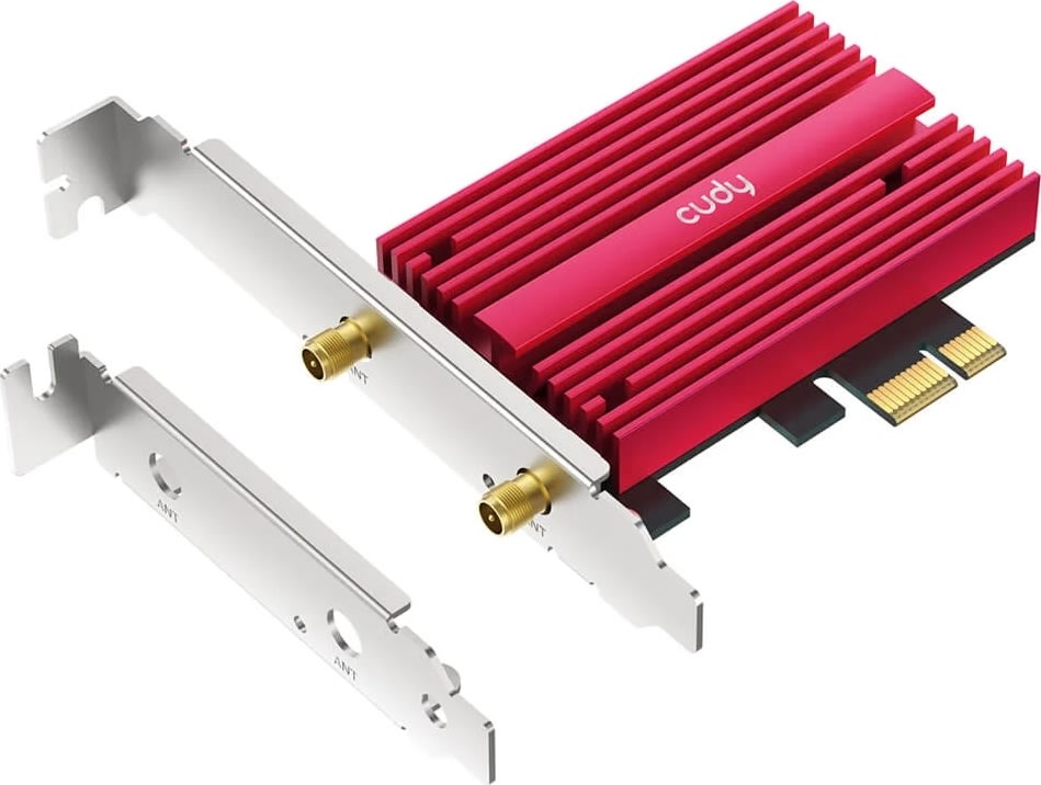 CUDY Adapter PCI-E WE4000 AX5400 WiFi 6E