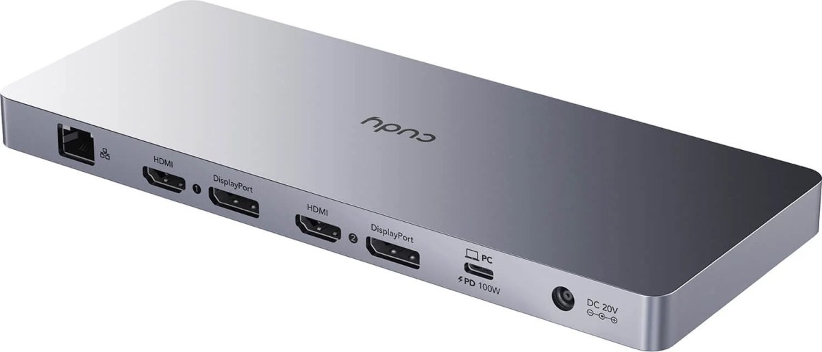 CUDY Dockningsstation CS700 10Gbps USB-C Dual 4K