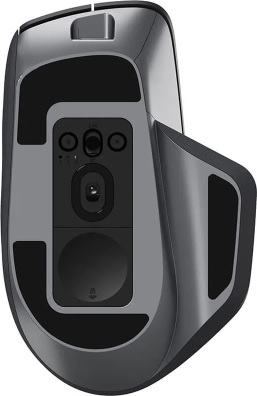 RAPOO Mus, MT760L, Trådlös, Multi-Mode, Mörkgrå