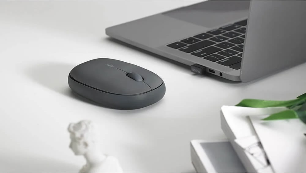 RAPOO Mus M660 tyst, Trådlös, Multi-Mode, Grå