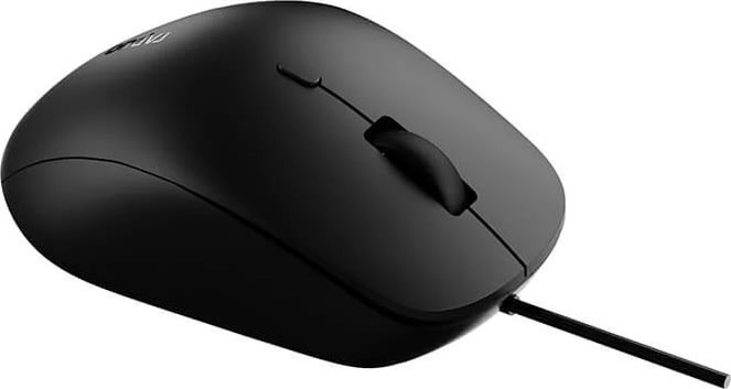 RAPOO Mus N500 Tyst, USB-kabelbunden, Optisk svart