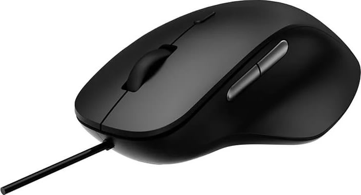 RAPOO Mus N500 Tyst, USB-kabelbunden, Optisk svart