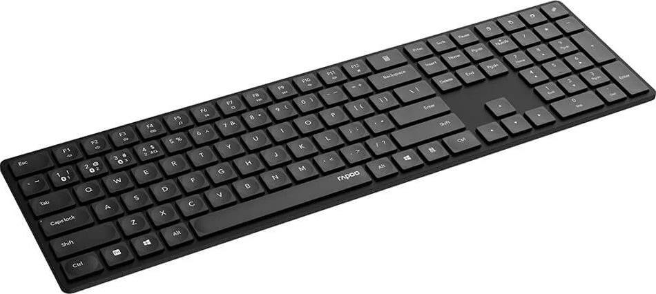 RAPOO Tangentbord E8020 MultiMode, Trådlöst, smalt