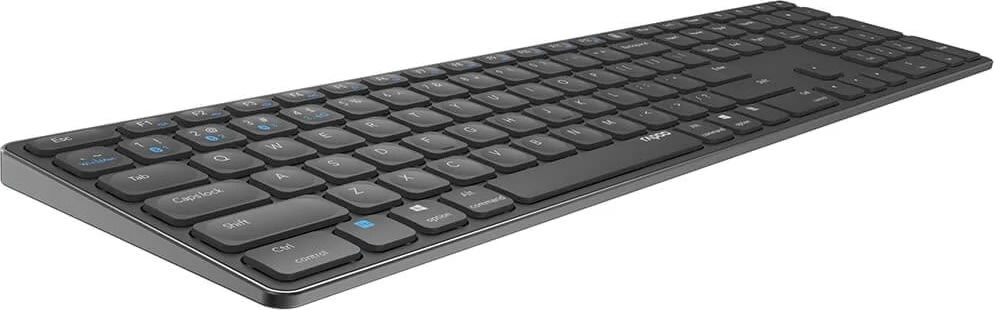 RAPOO Tangentbord E9800M, Multi-Mode, Trådlöst Grå