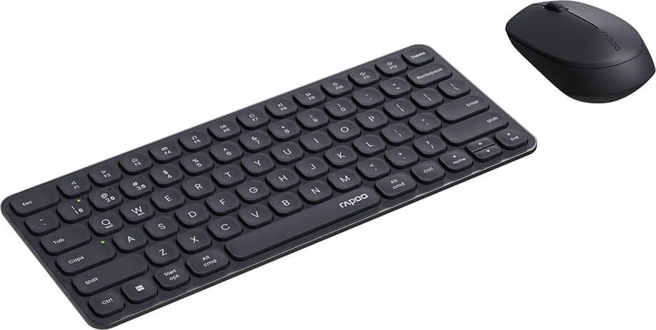 RAPOO Tangentbord/Mus 9010M, Trådlös, Multi-Mode