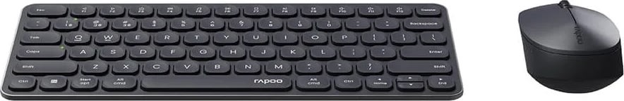 RAPOO Tangentbord/Mus 9010M, Trådlös, Multi-Mode