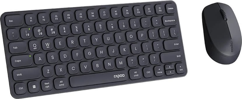 RAPOO Tangentbord/Mus 9010M, Trådlös, Multi-Mode
