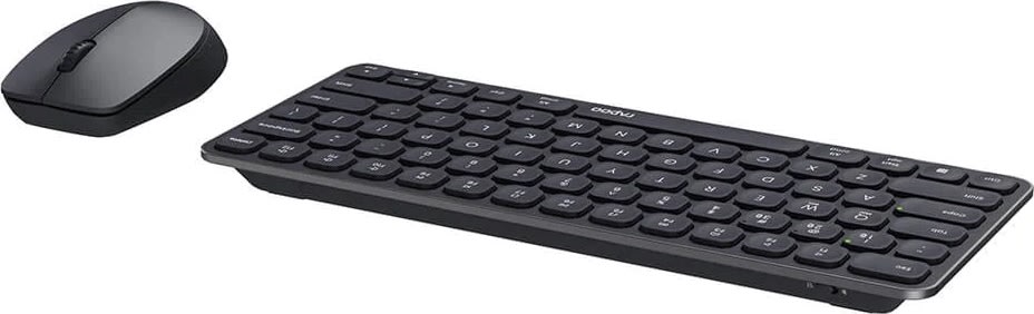RAPOO Tangentbord/Mus 9010M, Trådlös, Multi-Mode