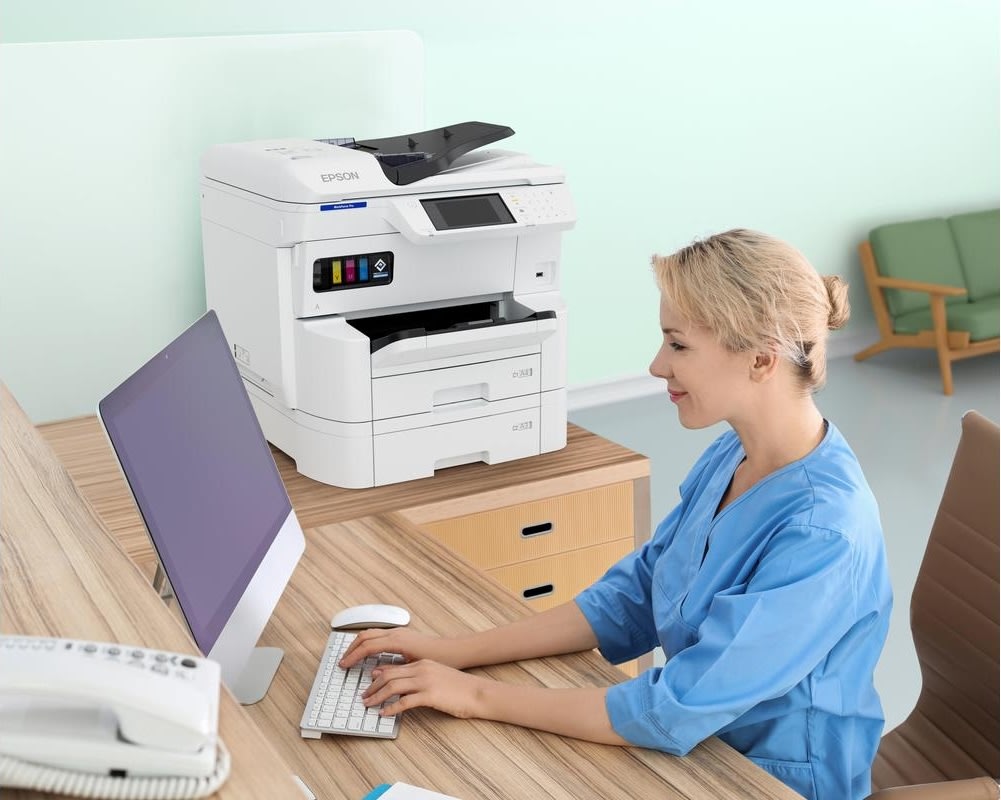 Epson EM-C7100DWF Färg A3 Multifunktionsskrivare