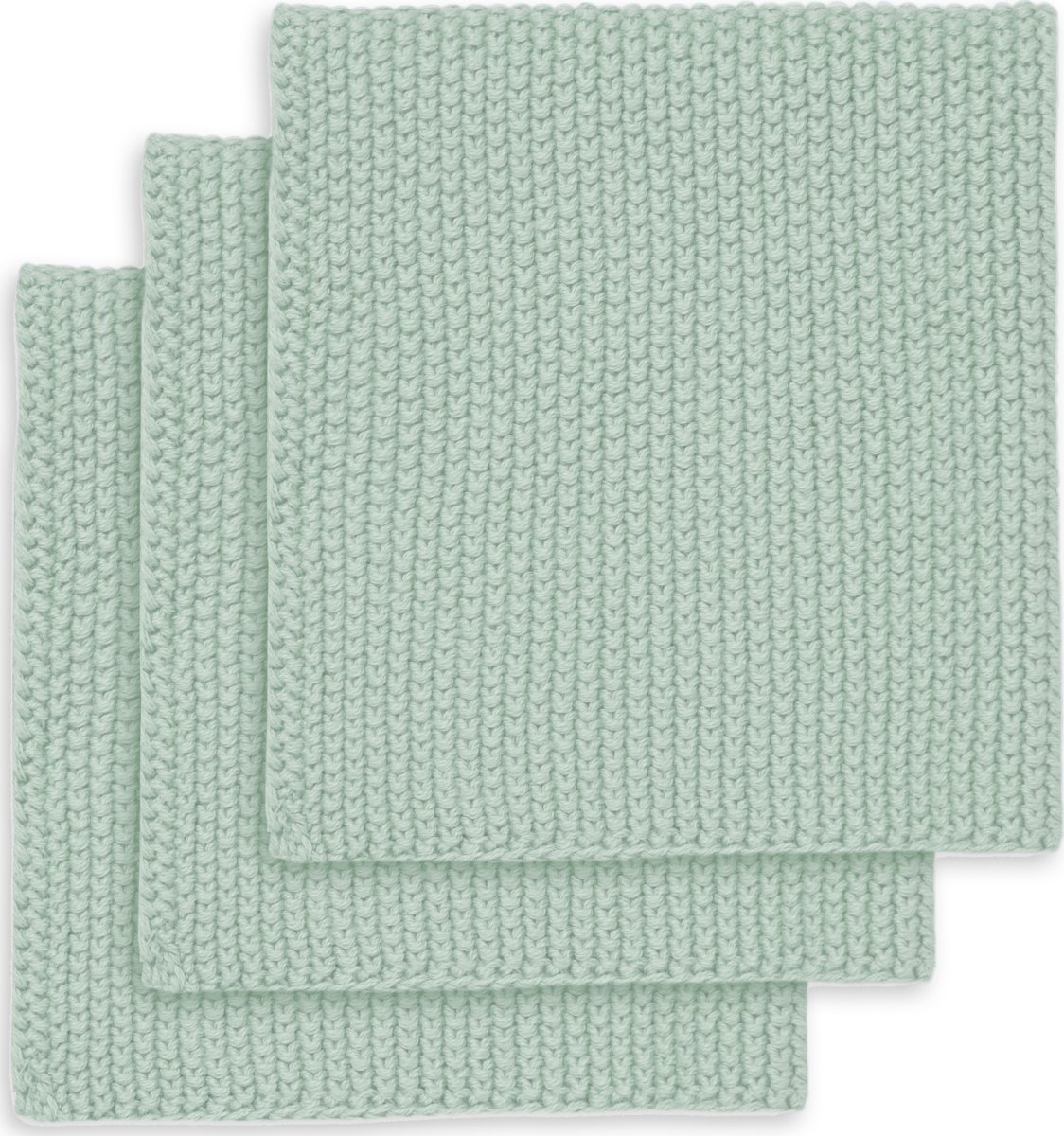 Engholm disktrasa, bomull, 25x25 cm, ljusgrön, 3st