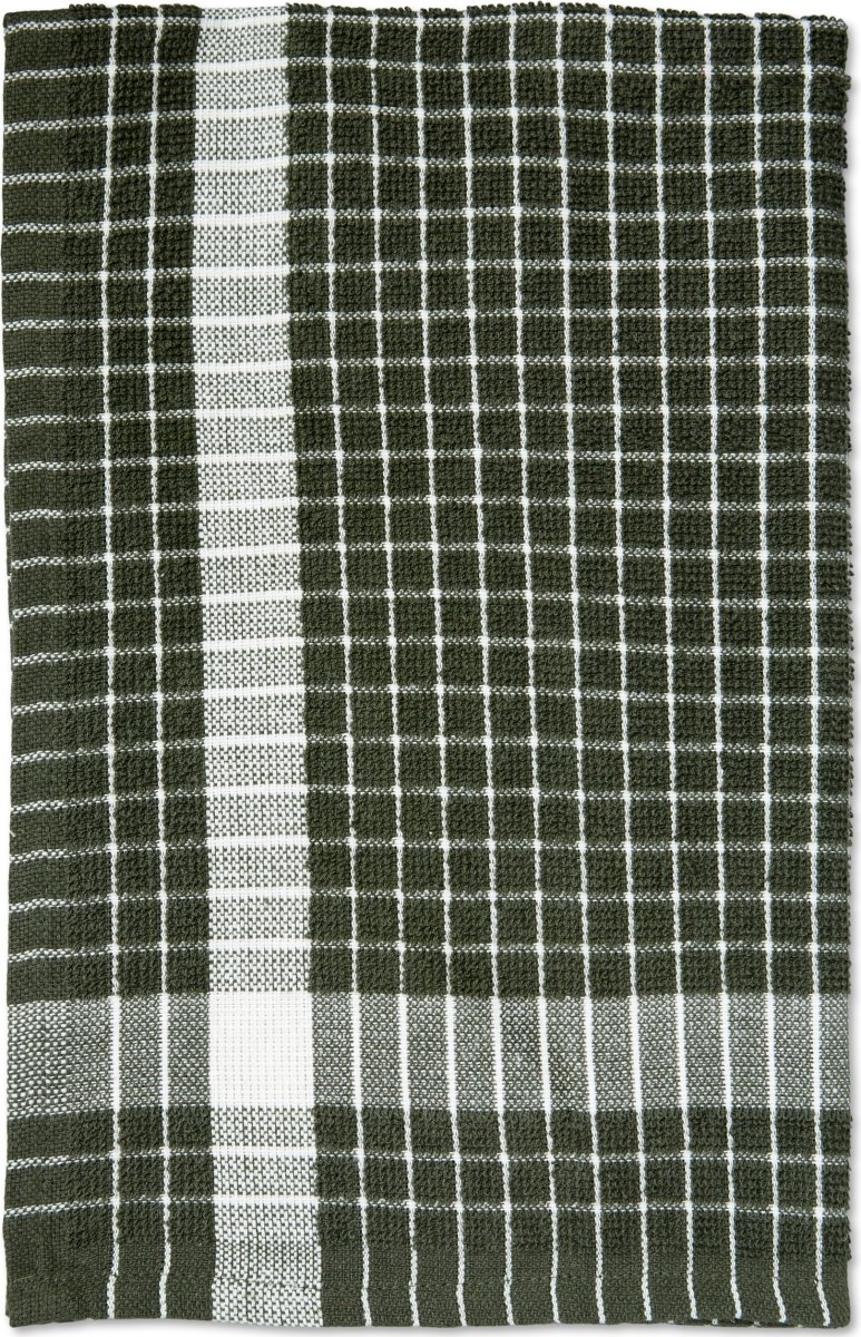 Engholm kökshandduk, bomullsfrotté, 45x70cm, grön
