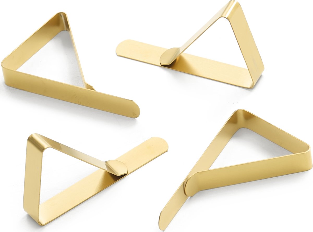 Dukklämmor, guldfärgade, 4 st.
