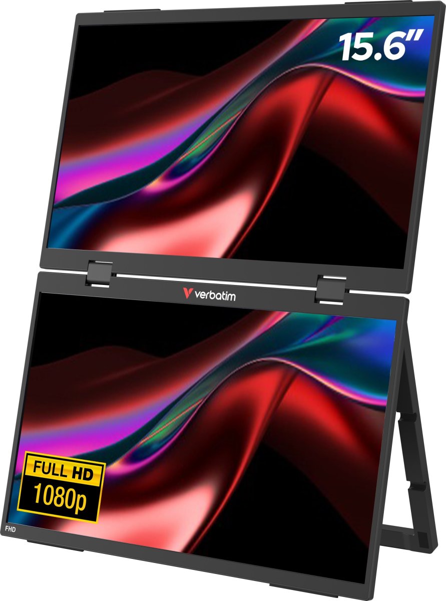 Verbatim 15,6'' Dual Bärbar Touchskärm