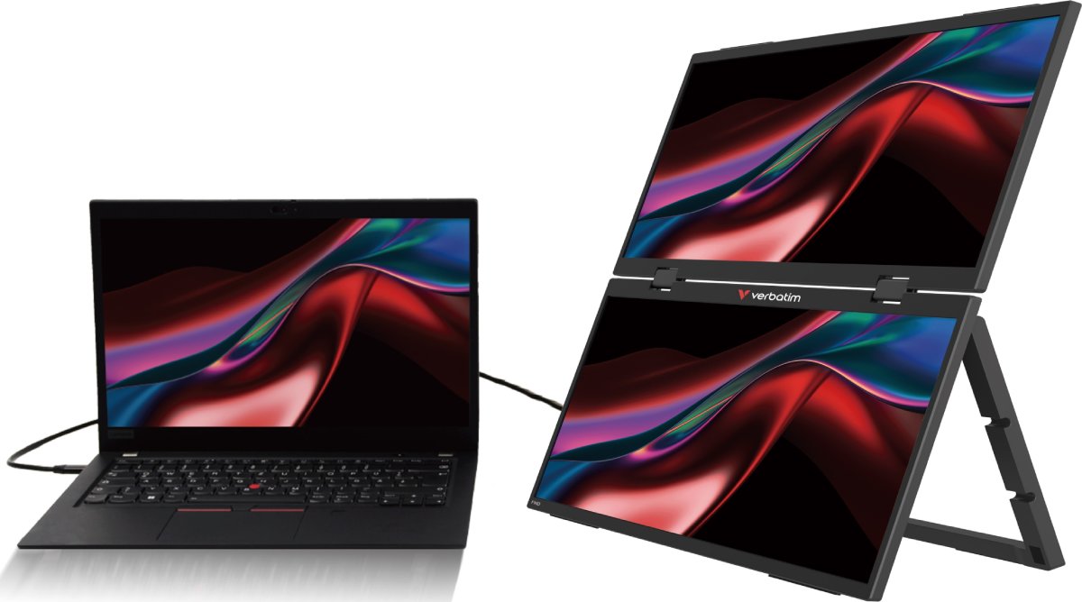 Verbatim 15,6'' Dual Bärbar Touchskärm