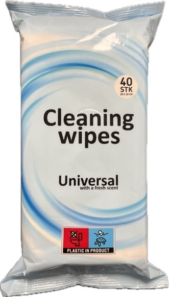 Rengöringsservetter | 20 x 30 cm | 40 dukar