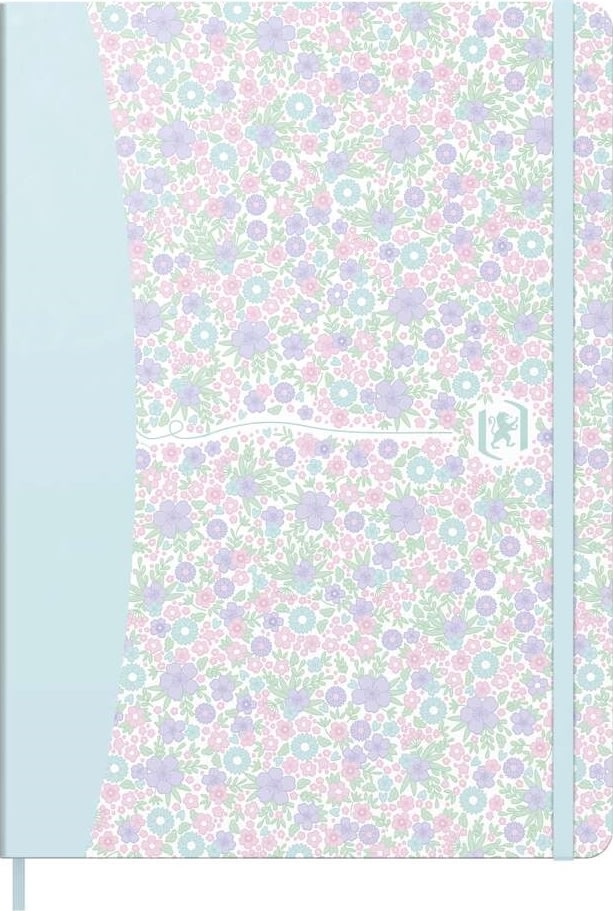Oxford Floral Anteckningsbok | A5 | Rutad | Ass.