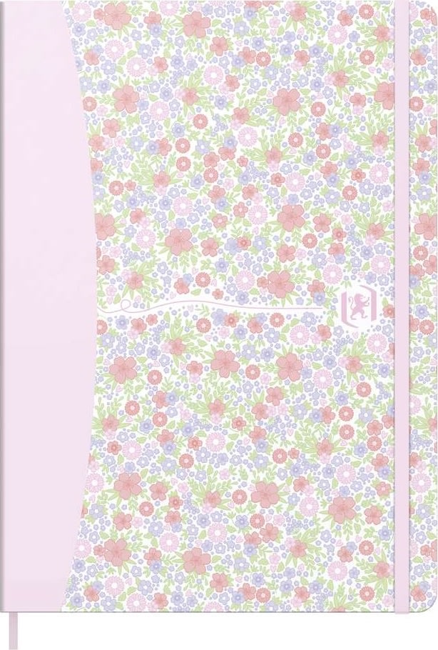 Oxford Floral Anteckningsbok | A5 | Rutad | Ass.