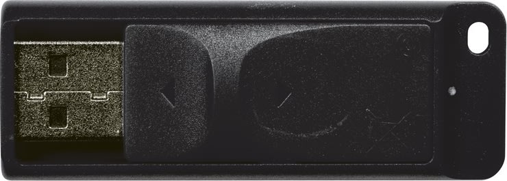 Verbatim USB 2.0 Store 'N' Go Slider, 16GB, Svart