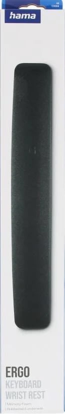 HAMA Tangentbord Handledsstöd Ergo, svart