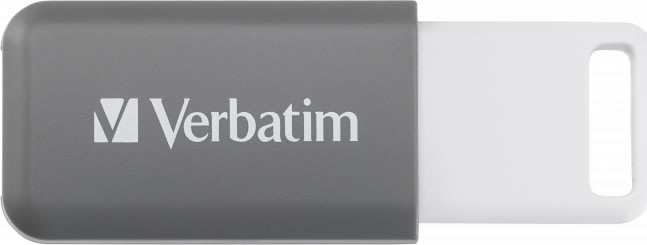 Verbatim USB-minne, DataBar USB 2.0, 128GB, Grå