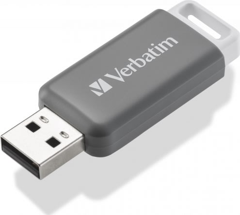 Verbatim USB-minne, DataBar USB 2.0, 128GB, Grå