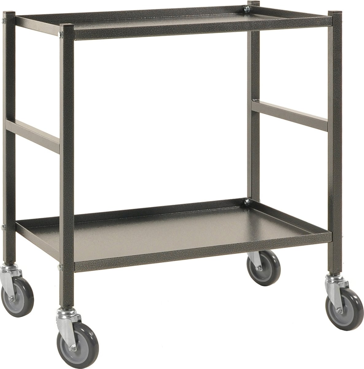 Rullvagn, 2 hyllor, 670x415x760 mm, 150 kg, antrac