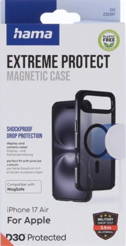 HAMA Mobilskal till iPhone Air, MagCase, Svart