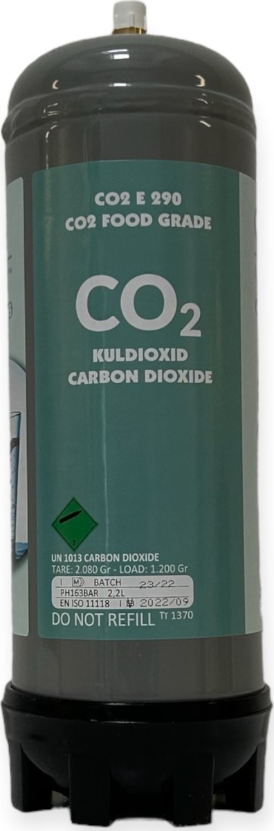 Waterrex CO2-tryckregulator, 600 & 1200 gram