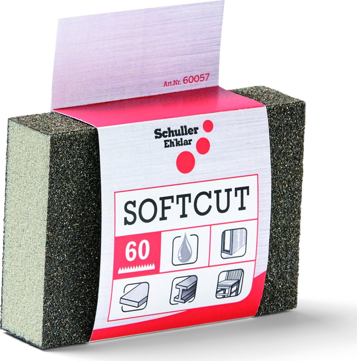 Schuller Softcut Slipsvamp, K180, 100x70x28 mm.