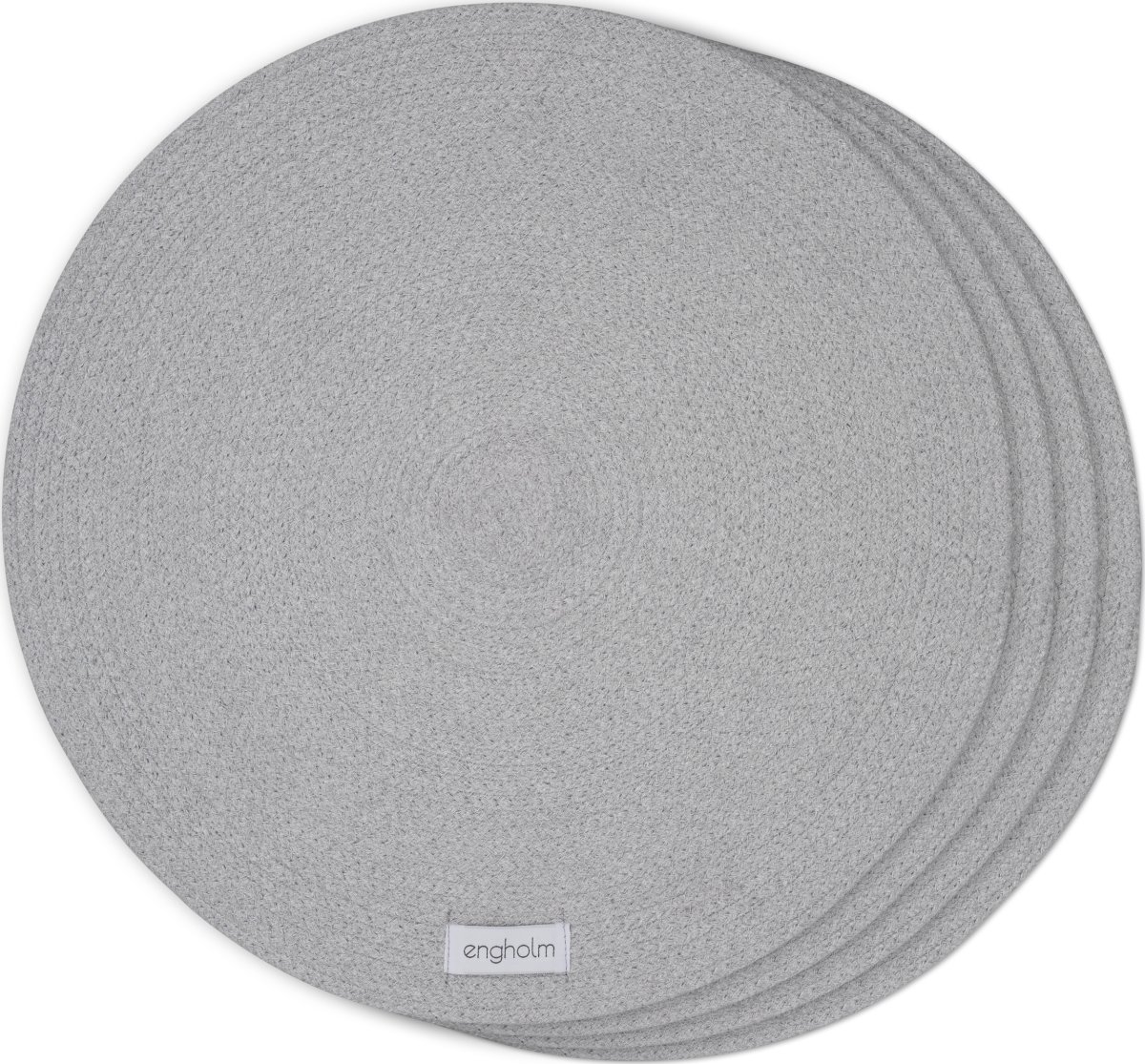 Engholm Thor bordstablett, Ø40 cm, ljusgrå, 4 st.