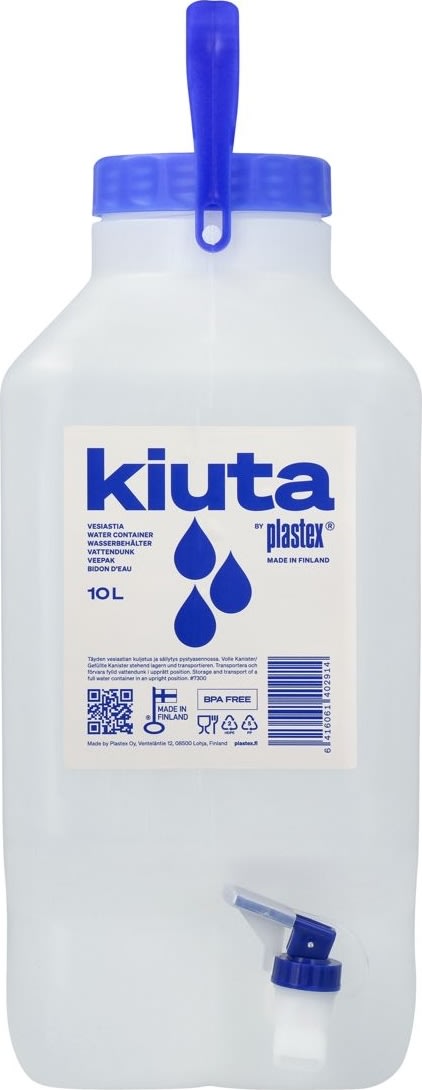 Plastex Vattenflaska 10 L m/kran, livsmedelsgodkä.
