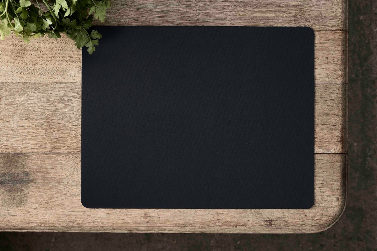 Aida Design Bordstablett, silikon, 42x33cm, svart