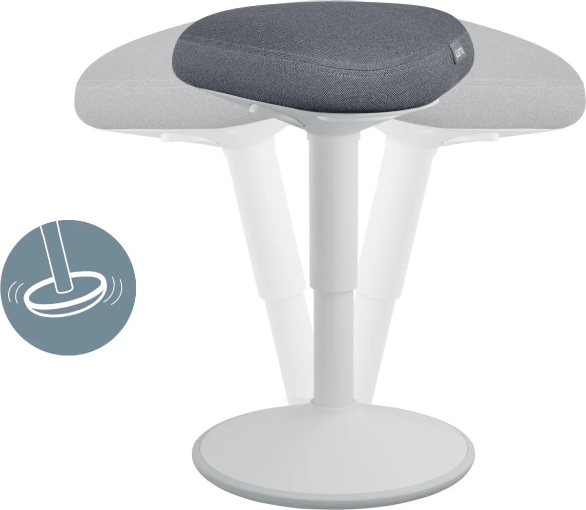 Leitz Ergo Active balanstol, grå