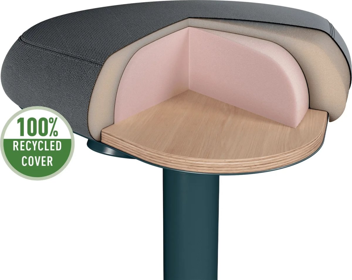 Leitz Ergo Active balansstol, mörkgrå